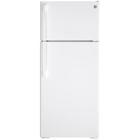GE APPLIANCES GTE18DTNRWW top freezer freestanding refrigerator