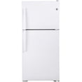 thumbnail image 1 of GE GTE19DTNRWW 30 Top Freezer Refrigerator with 19.1 cu. ft. Total Capacity LED Lighting Adjustable Wire Shelves Upfront Temperature Controls ADA Compliant Energy Star in White, 1 of 4
