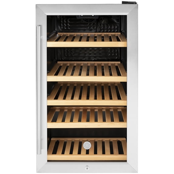 GE GVS04BQNSS 19 inch Stainless Wine Center and Beverage Center