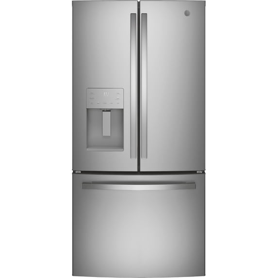 GE APPLIANCES GYE18JYLFS FRENCH DOOR FREESTANDING REFRIGERATOR Stainless Steel
