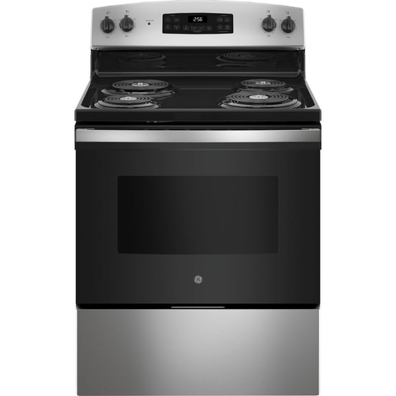 GE APPLIANCES JB256RTSS 30" freestanding coil electric range