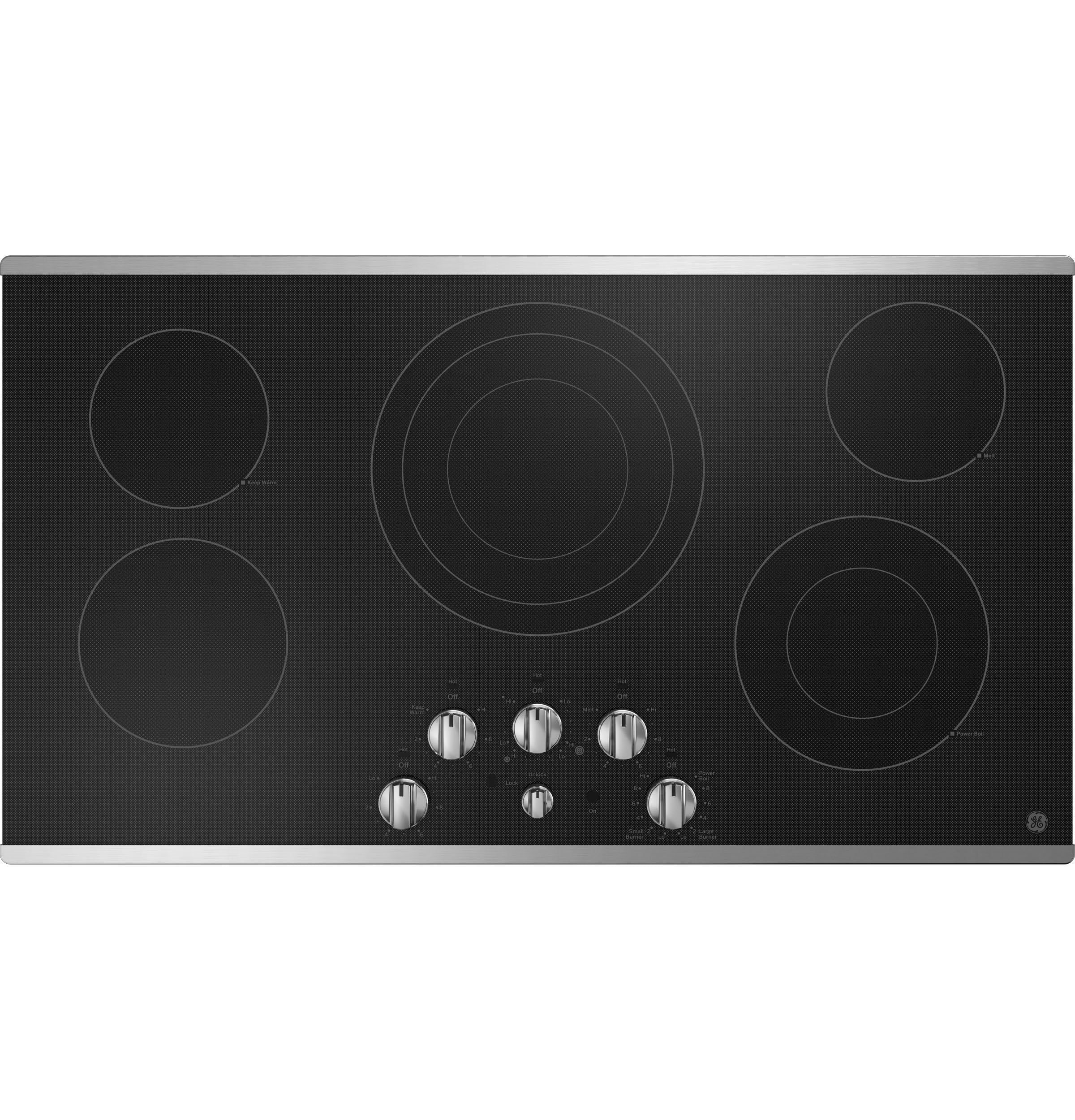 JEP5036STSS 36 Inch Electrric Cooktop With Radiant Elements