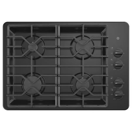 GE - 30" Gas Cooktop - Black