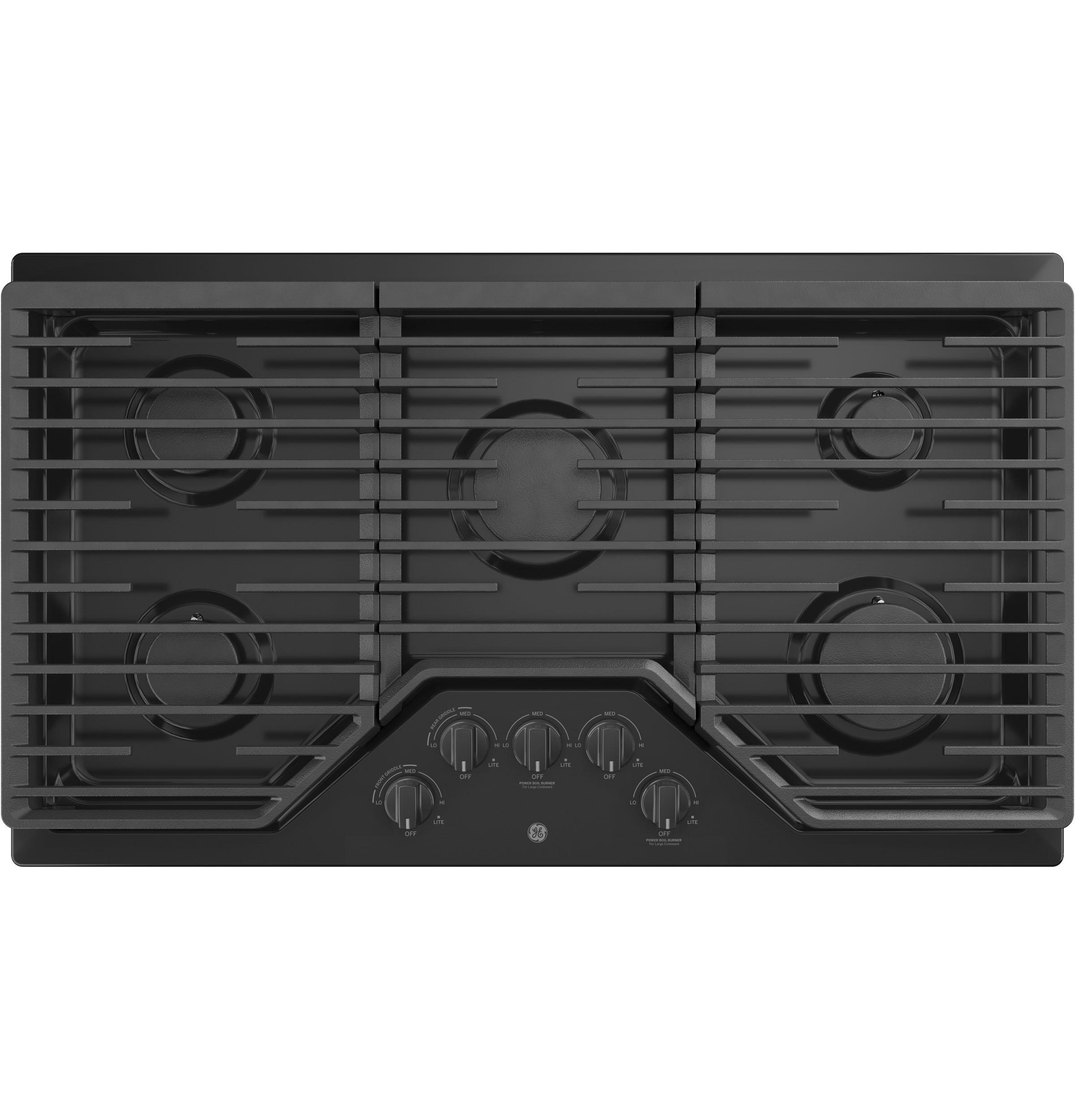 GE JGP5036DLBB 36 Inch Built-In Gas Cooktop with Sealed Burner