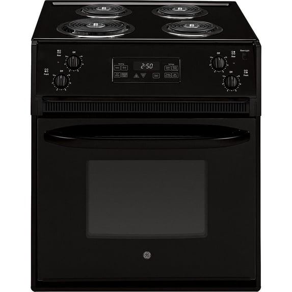 GE JM250DTBB 3.0 Cu. Ft. Black Drop-In Electric Range