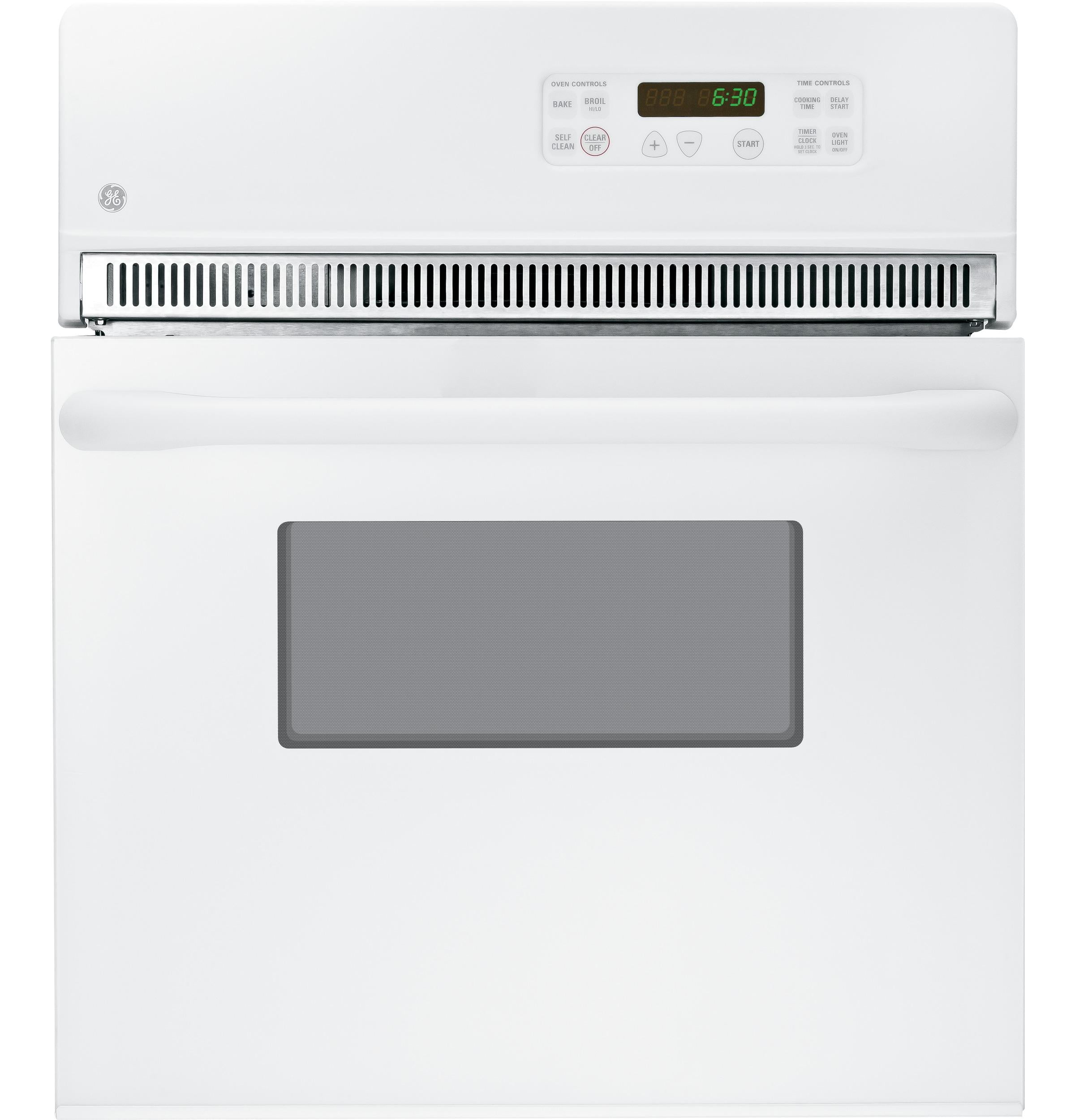 24" White Built-In Electric Self-Cleaning Wall Oven