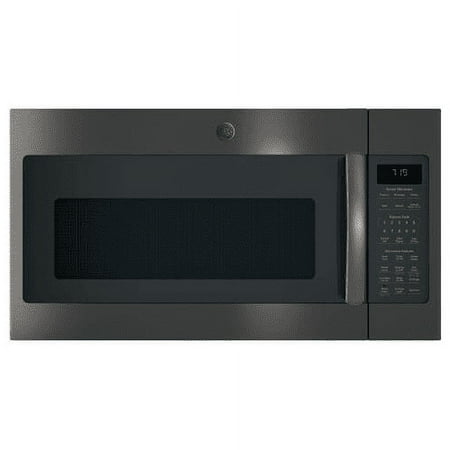 GE - 1.9 Cu. Ft. Over-the-Range Microwave with Sensor Cooking - Black Stainless Steel