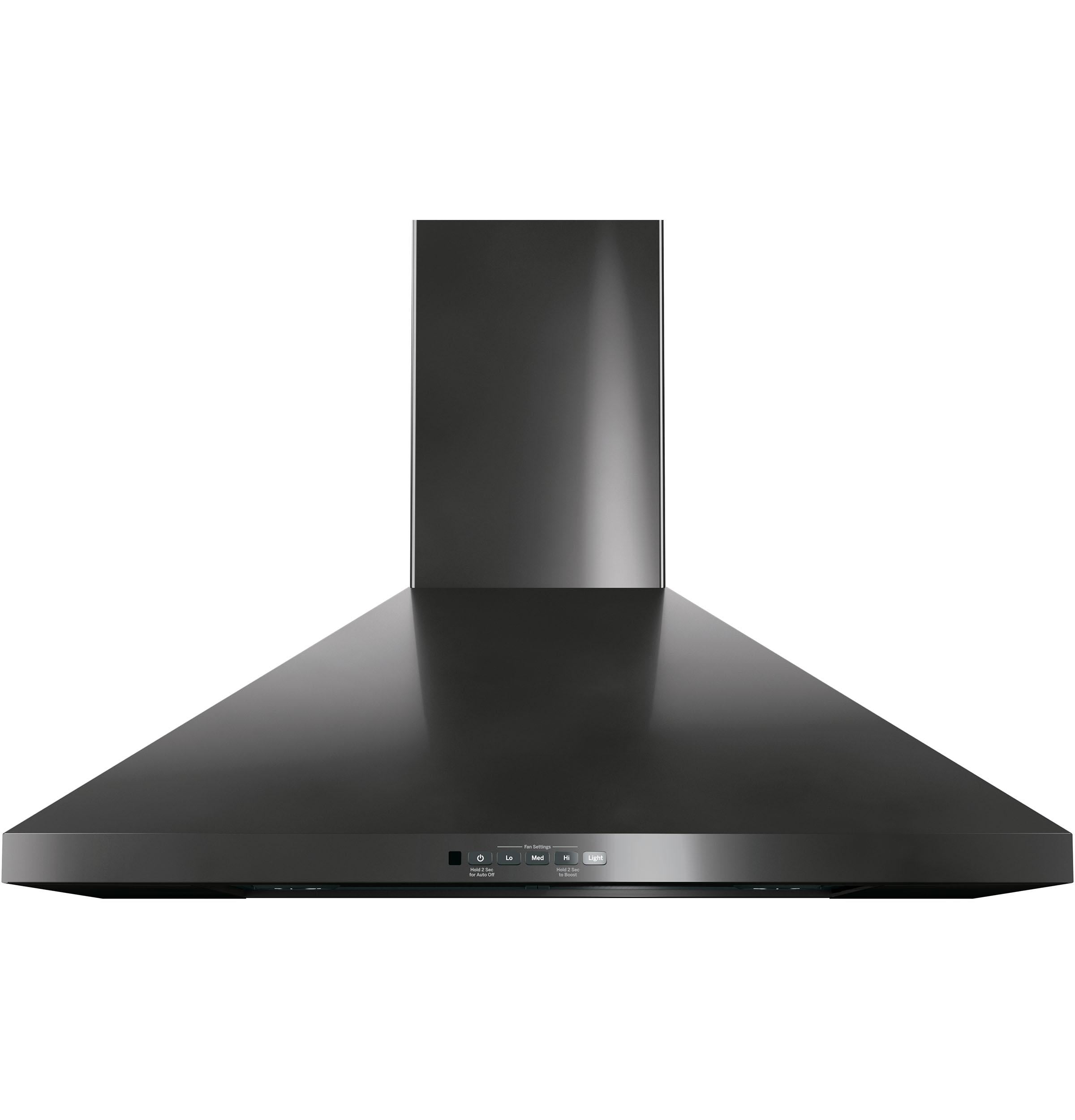 30" Black Stainless Steel Convertible Wall Mount Range Hood