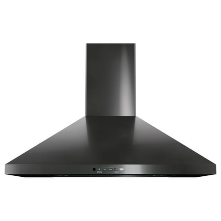 GE - 30" Convertible Range Hood - Black Stainless Steel