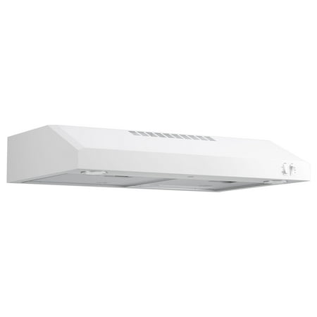 GE - 30" Convertible Range Hood - White