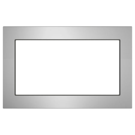 GE - 27" Built-In Microwave Trim Kit - Stainless Steel