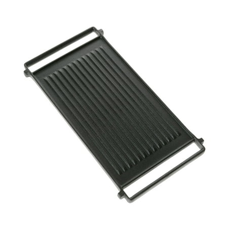 GE - Reversible Grill and Griddle - Black