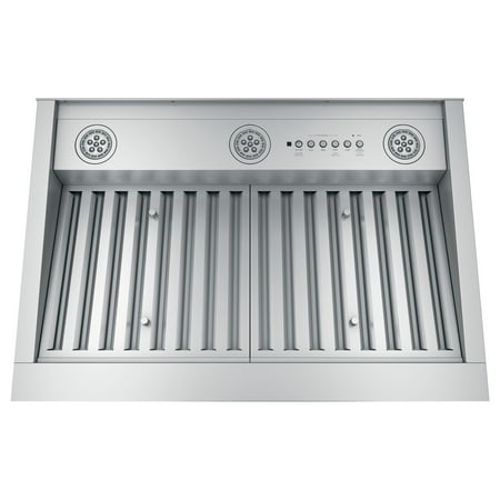 GE - 28" Convertible Range Hood - Stainless steel