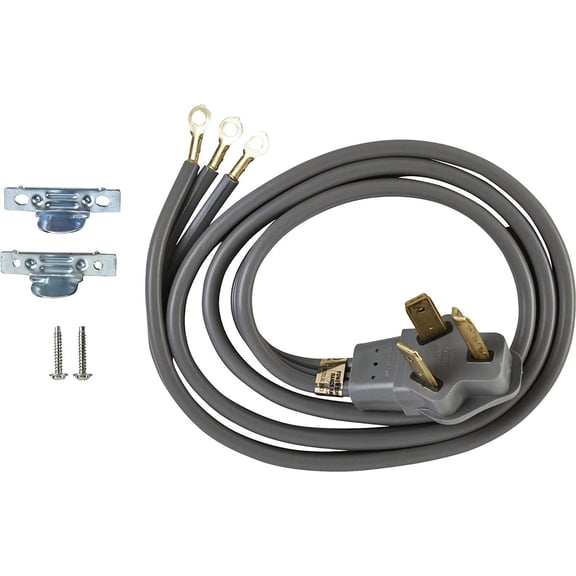 GE Genuine OEM WX09X10003 Dryer 5-Inch 30-Amp 3 Wire Power Cord