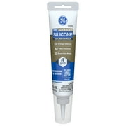 GE Advanced Silicone Window & Door Sealant, Pack of 1, Clear 2.8 fl oz Tube