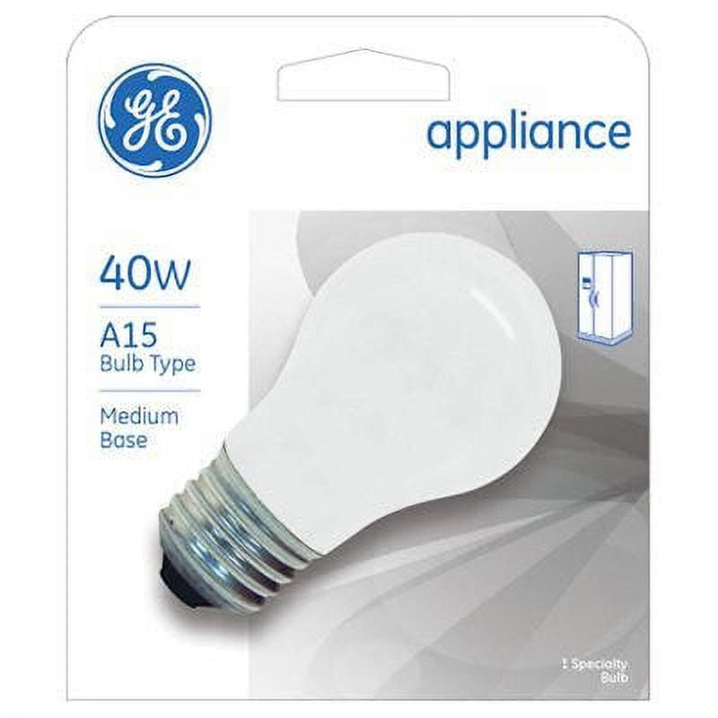 GE Appliance Light Bulb, Frosted, 435 Lumens, 40Watts 12 Pack