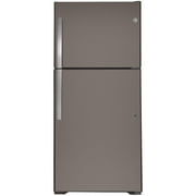 GE Appliances 19.2 Cu Ft Slate Top Freezer Refrigerator