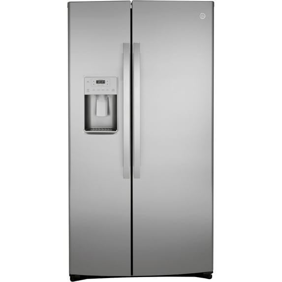 GE® Appliances 25.1 cu. ft. Fingerprint Resistant Side-by-Side Refrigerator model GSS25IYNFS
