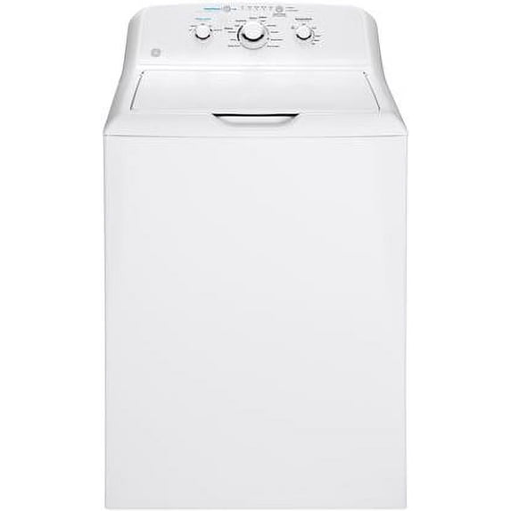 GE® Appliances 4.2 cu. ft. Capacity Washer Top Load with Stainless Steel Basket model GTW335ASNWW