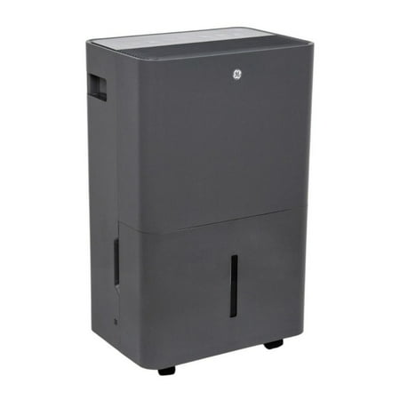 GE - 50-Pint Energy Star Portable Dehumidifier with Smart Dry - Grey