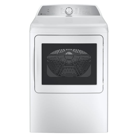 GE Appliances 7.4 cu ft 240.0 V Gray Electric Dryer