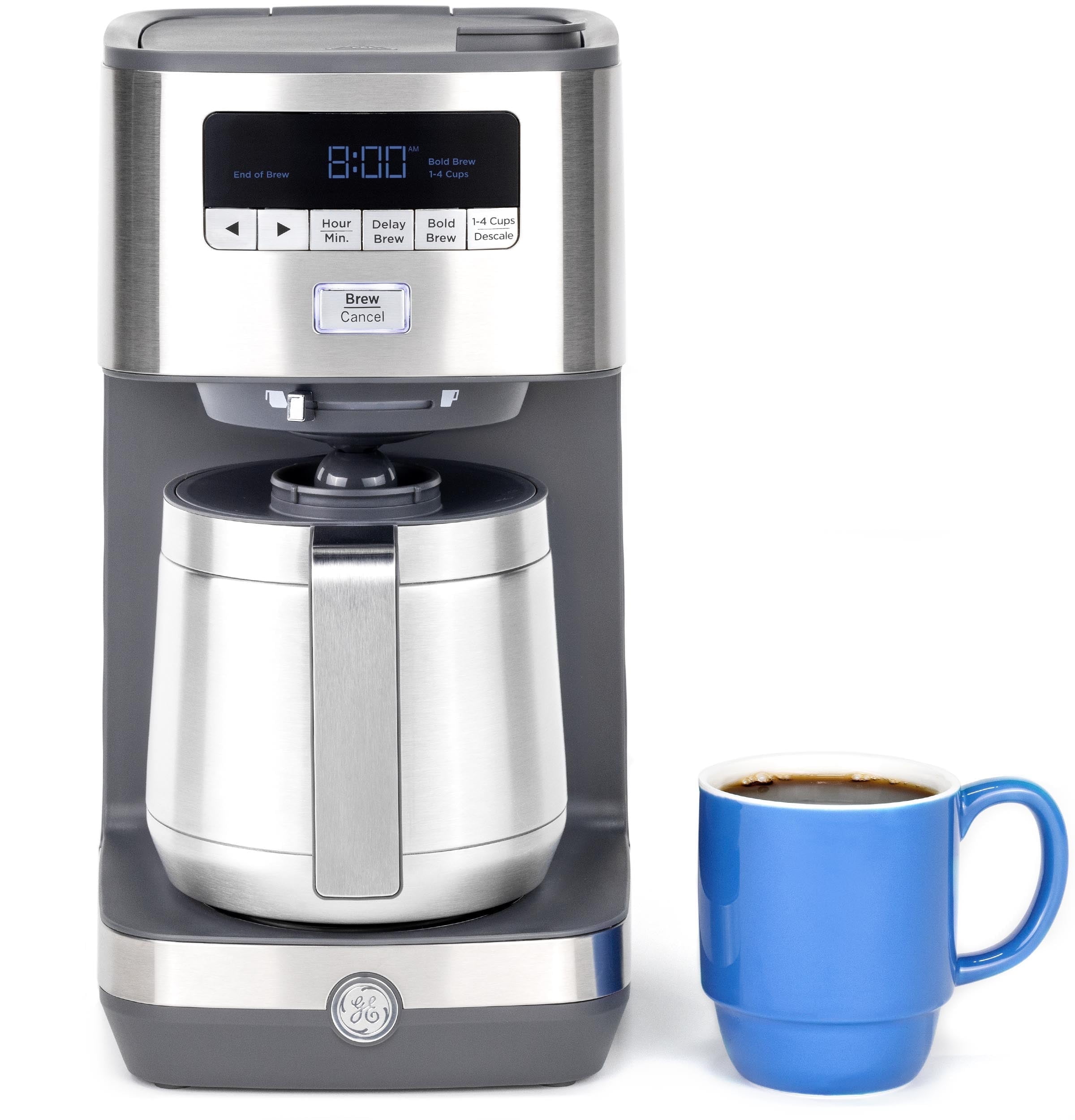 GE Appliances Drip Stainless Steel 10-Cup Coffee Maker