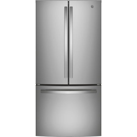 GE - 24.7 Cu. Ft. French Door Refrigerator - Stainless steel
