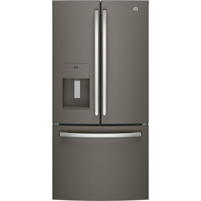 GE Appliances GFE24JMKES Slate Series 33 Inch French Door Refrigerator Slate