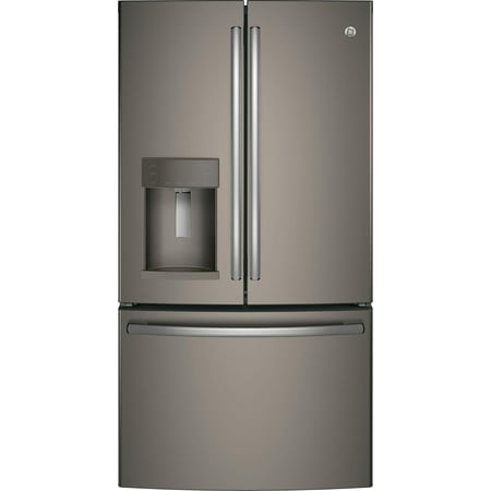 GE - 27.7 Cu. Ft. French Door Refrigerator - Slate
