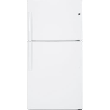 GE Appliances GIE21GTHWW 33 Inch Freestanding Top Freezer Refrigerator White