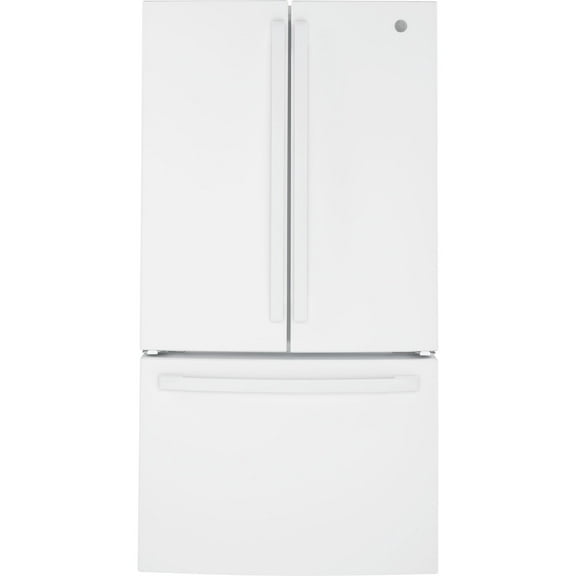 GE Appliances GNE27JGMWW 36 Inch French Door Refrigerator White