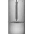 thumbnail image 1 of "GE Stainless Steel GWE19JSLSS 33"""" French Door Refrigerator with 18.6 cu. ft. Capacity Counter Depth Design LED Lighting Factory Installed Ice Maker and Turbo Cool Setting in Stainless Steel", 1 of 6