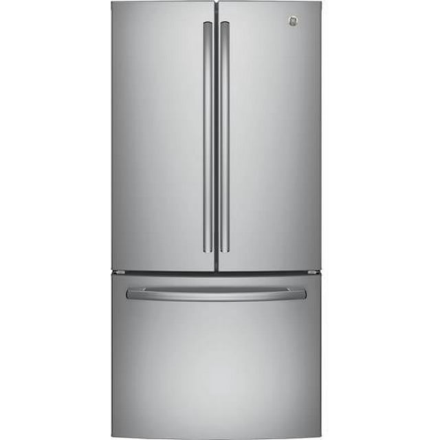 GE Appliances GWE19JSLSS 33 Inch Counter Depth French Door Refrigerator