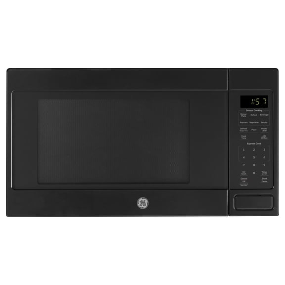 GE Appliances JES1657DMBB 1.6 cu. ft. Capacity Countertop Microwave Black