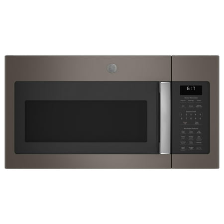 GE - 1.7 Cu. Ft. Over-the-Range Microwave - Slate