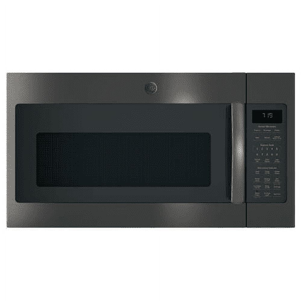 JVM7195BLTS 30 Over-the-Range Microwave Oven with 1.9 cu. ft. Capacity Four-speed 400-CFM Venting fan system Sensor cooking controls Weight and time defrost and Melt feature in Black Stainless Steel