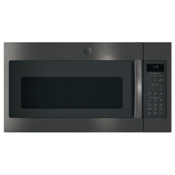 JVM7195BLTS 30 Over-the-Range Microwave Oven with 1.9 cu. ft. Capacity Four-speed 400-CFM Venting fan system Sensor cooking controls Weight and time defrost and Melt feature in Black Stainless Steel