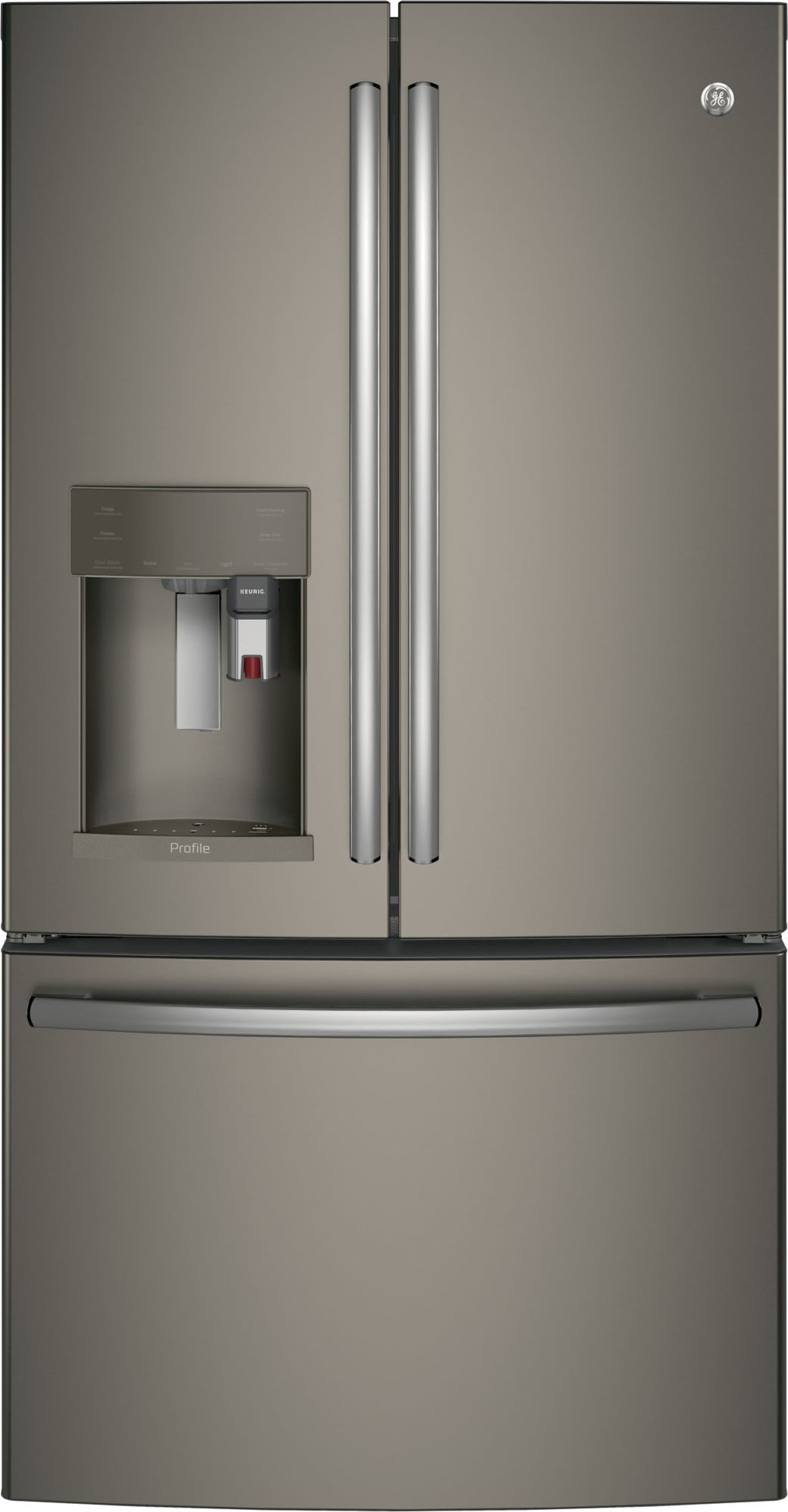 GE PFE28PMKES 27.7 Cu. Ft. Freestanding French Door Refrigerator with Keurig K-cup Brewing System