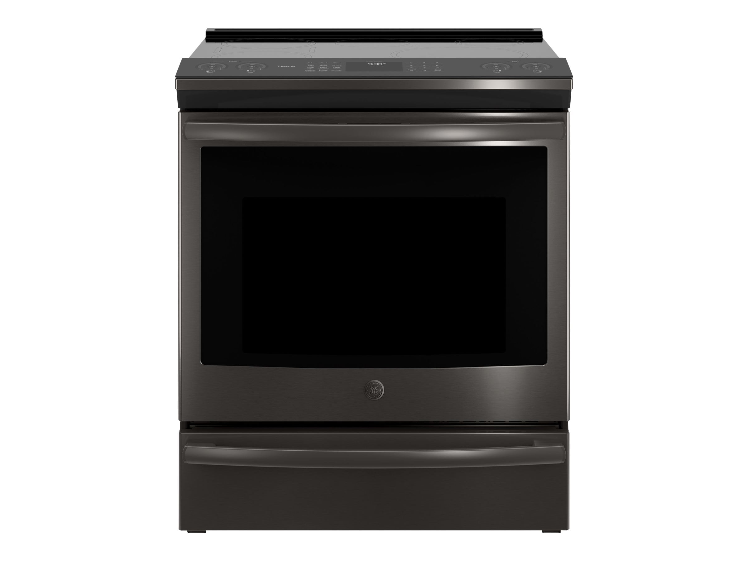 GE PHS930BLTS 30 Inch Slide-In Electric Induction Range with Convection