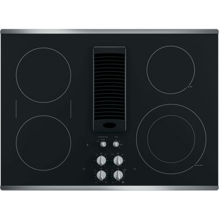 GE Profile - 30" Built-In Electric Cooktop - Stainless steel