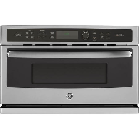 GE Profile - Advantium 30" Built-In Single Electric Wall Oven - Stainless steel