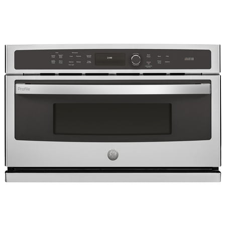 GE Profile - Advantium 30" Built-In Single Electric Wall Oven - Stainless steel