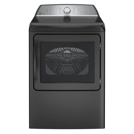 GE Profile - 7.4 Cu. Ft. Smart Electric Dryer with Sanitize Cycle and Sensor Dry - Diamond Gray