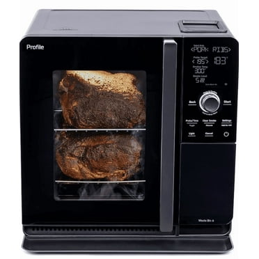 GE Appliances Profile Wood Pellet Food Smoker with Active Smoke Filtration and Precision Smoke Control