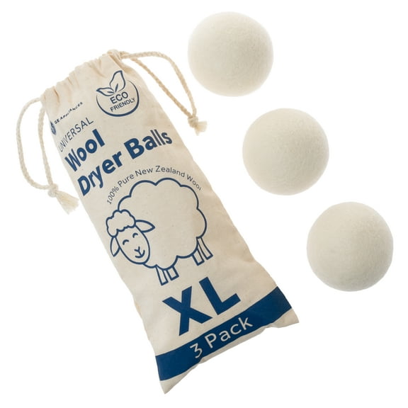 GE Appliances Universal Wool Dryer Balls, 3 Count