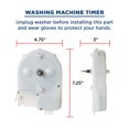 GE Appliances Washer Timer WH12X10527 Washing Machine Part