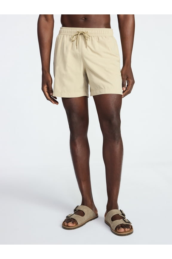 Men's and Big Men's Swim Trunks, 6" Inseam, Sizes S-5XL