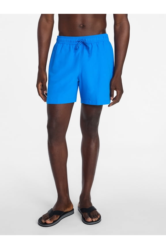 Men's and Big Men's Swim Trunks, 6" Inseam, Sizes S-5XL