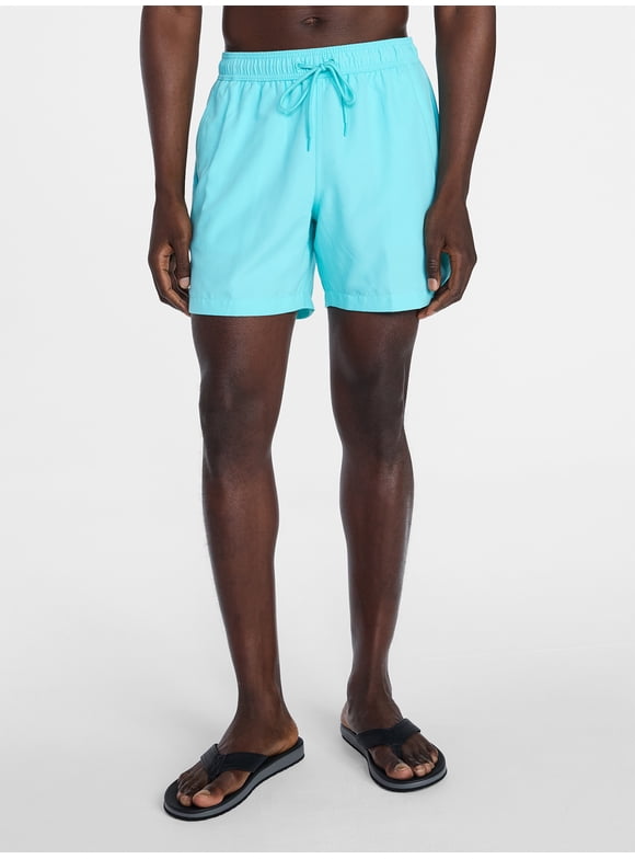 Men's and Big Men's Swim Trunks, 6" Inseam, Sizes S-5XL