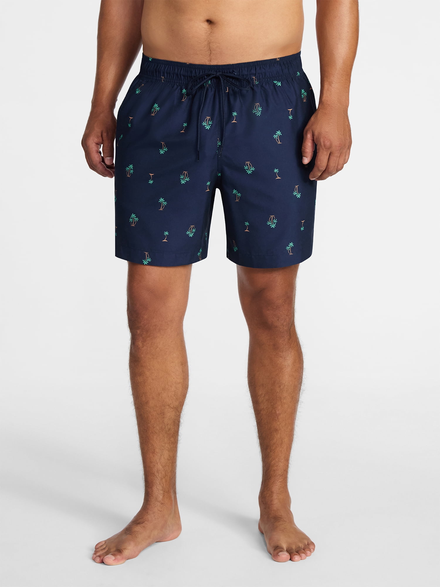 George Men's and Big Men's Swim Shorts, 6" Inseam, Sizes S-3XL